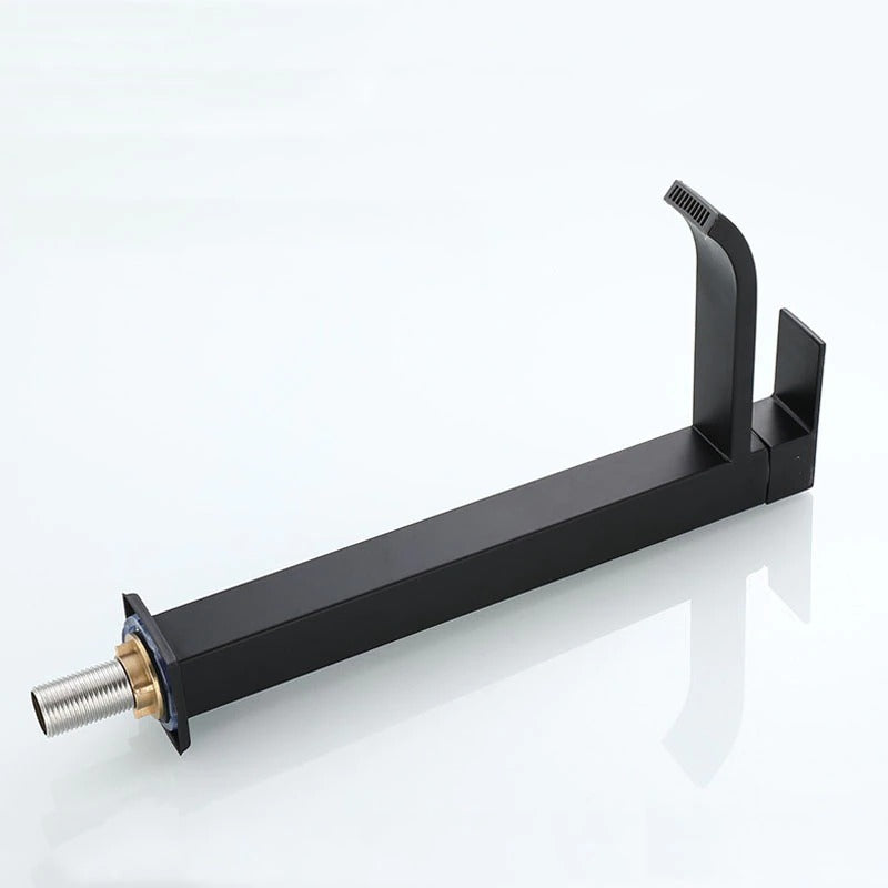 Matte Black Single-Handle Sink Faucet