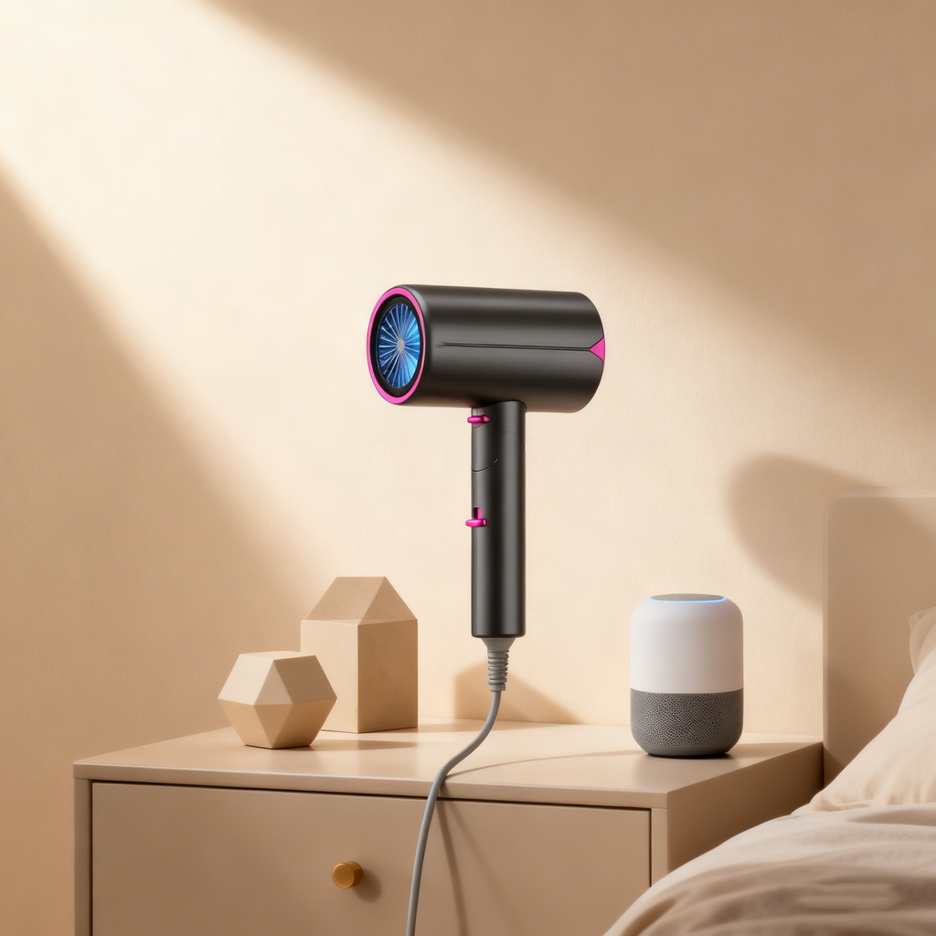 2200W Ionic Hair Dryer Blue Light
