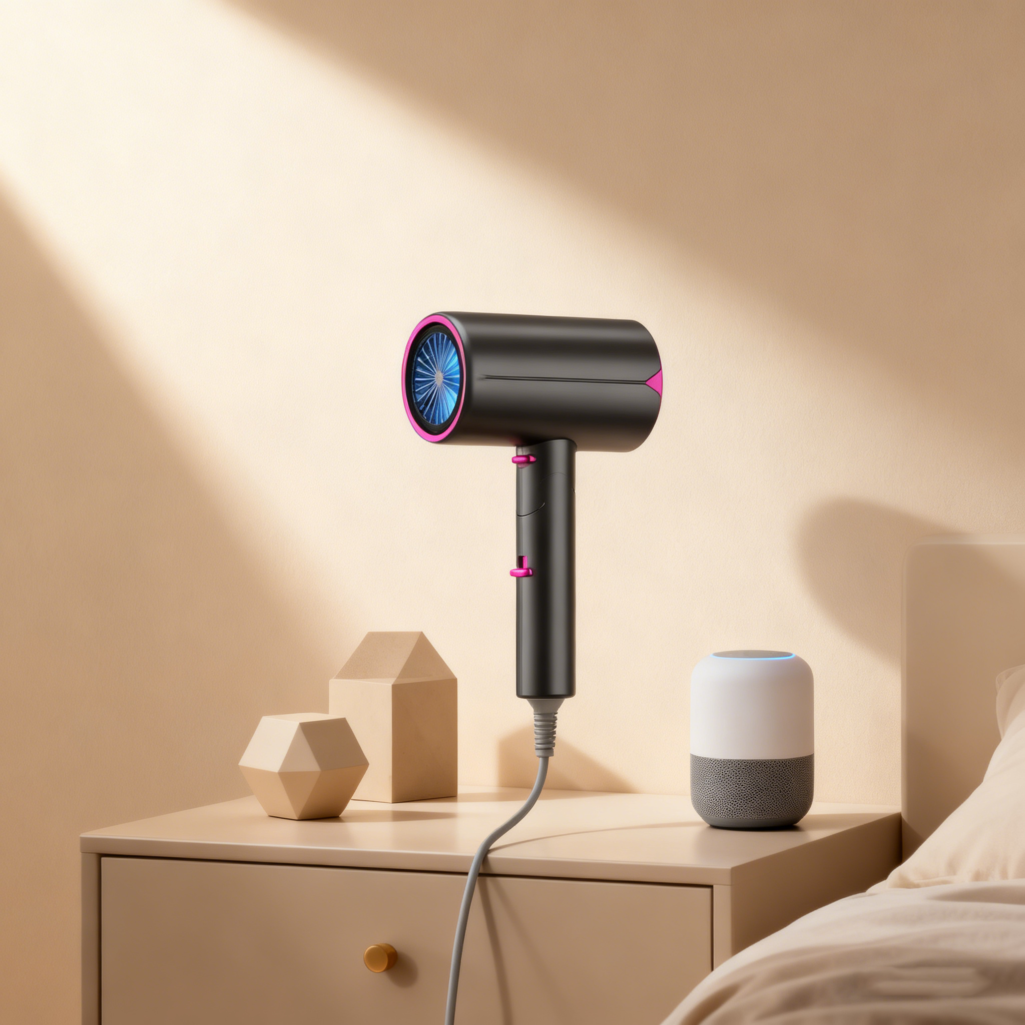 2200W Ionic Hair Dryer Blue Light