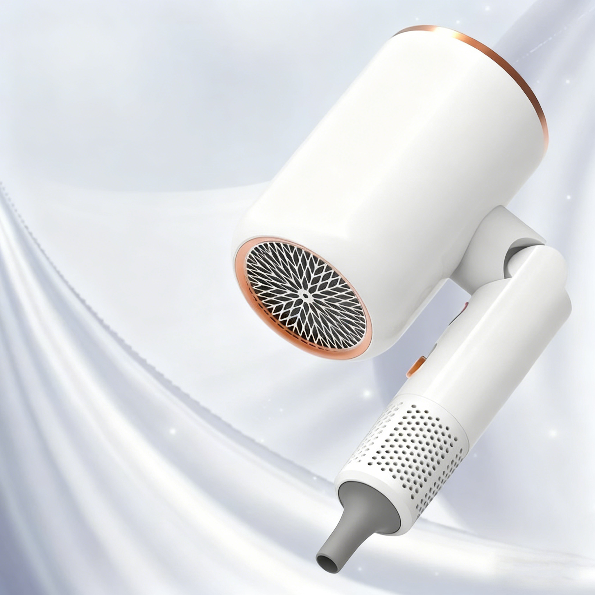 1200W Foldable Ionic Hair Dryer Blue Light
