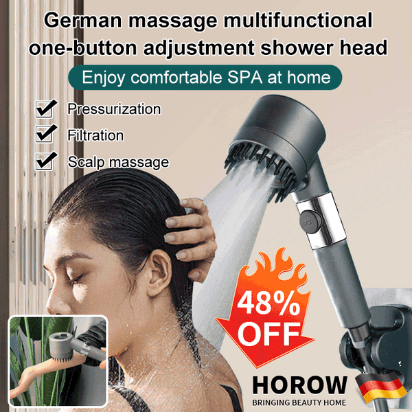 High-Pressure Boost Shower Head