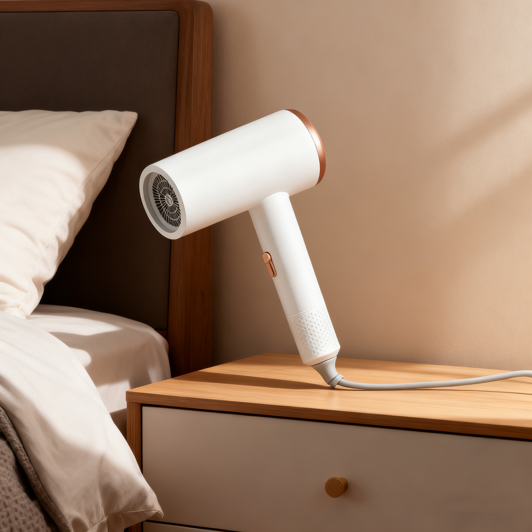 2400W Foldable Ionic Hair Dryer Blue Light