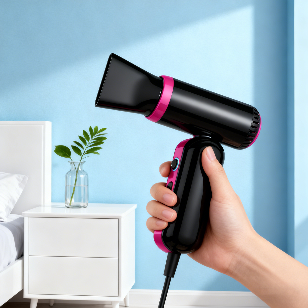 500W Turbo Mini Ionic Hair Dryer