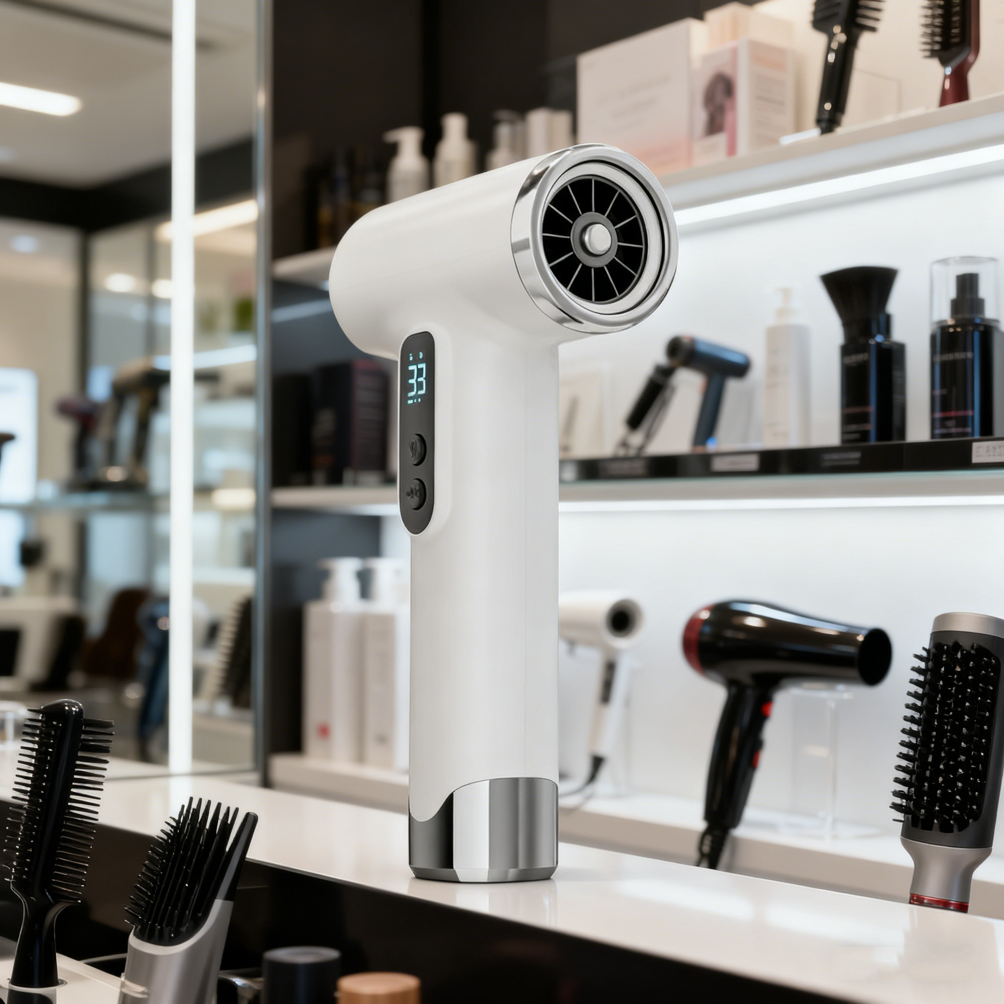 200W Cordless Mini Hair Dryer DC Motor