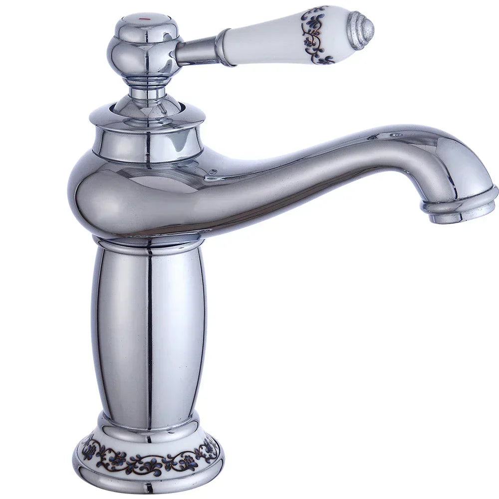 Gold Vintage-Style Bathroom Faucet