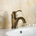 Antique Brass Bathroom Sink Mixer Tap