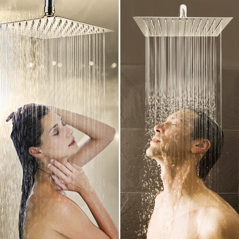 Ultra-Slim Wall-Mount Rain Shower Head